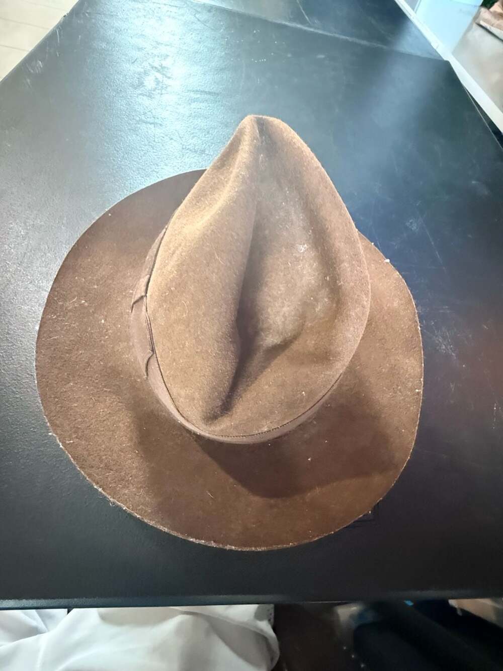 Indiana Jones 100% Wool Fedora Hat Size M